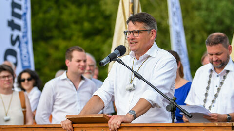 Boris Rhein auf 289. Arolser Kram- und Viehmarkt