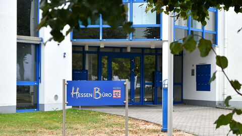 Außenansicht des Hessen-Büros in Limburg an der Lahn