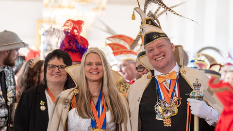 Empfang für die „Hessischen Tollitäten“ 2025