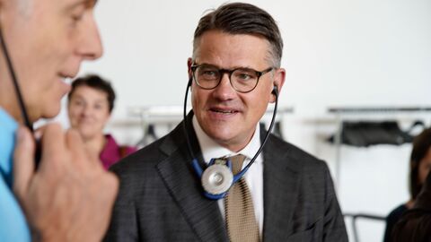 Gespräche im TechnoWest-Innovationspark